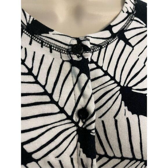 Raefella Black and White Palm Cardigan. Size Medium - Picture 3 of 6